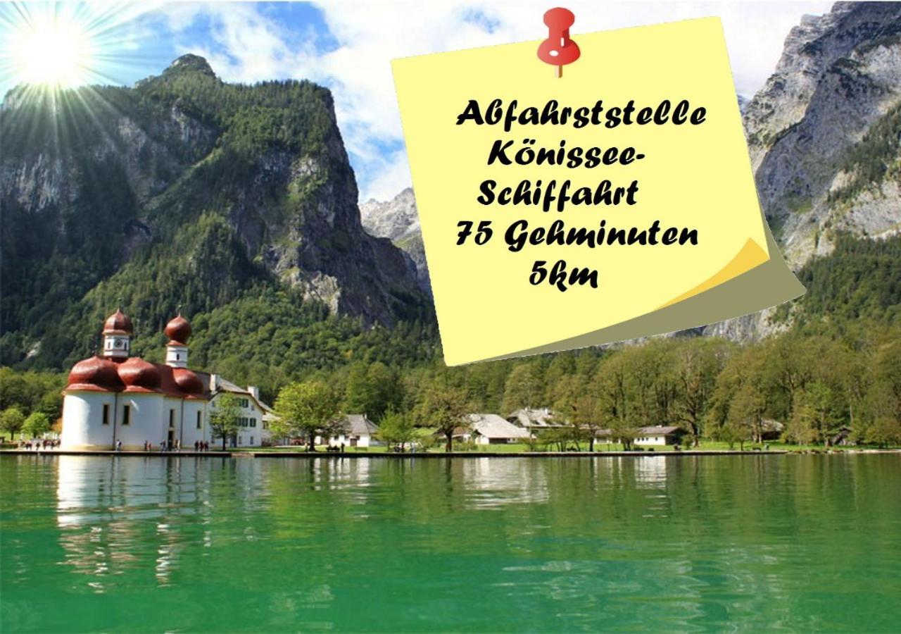 G & H Ferienwohnungen Appartement Untersberg Berchtesgaden Eksteriør bilde